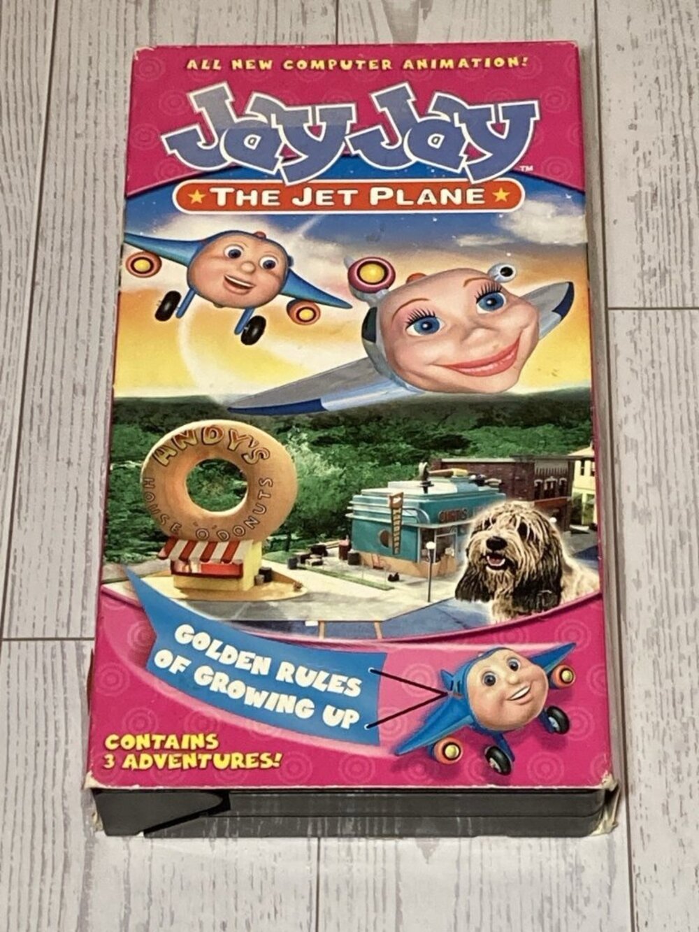 Jay Jay the Jet Plane Golden Rules of Growing Up VHS 2003 Vintage